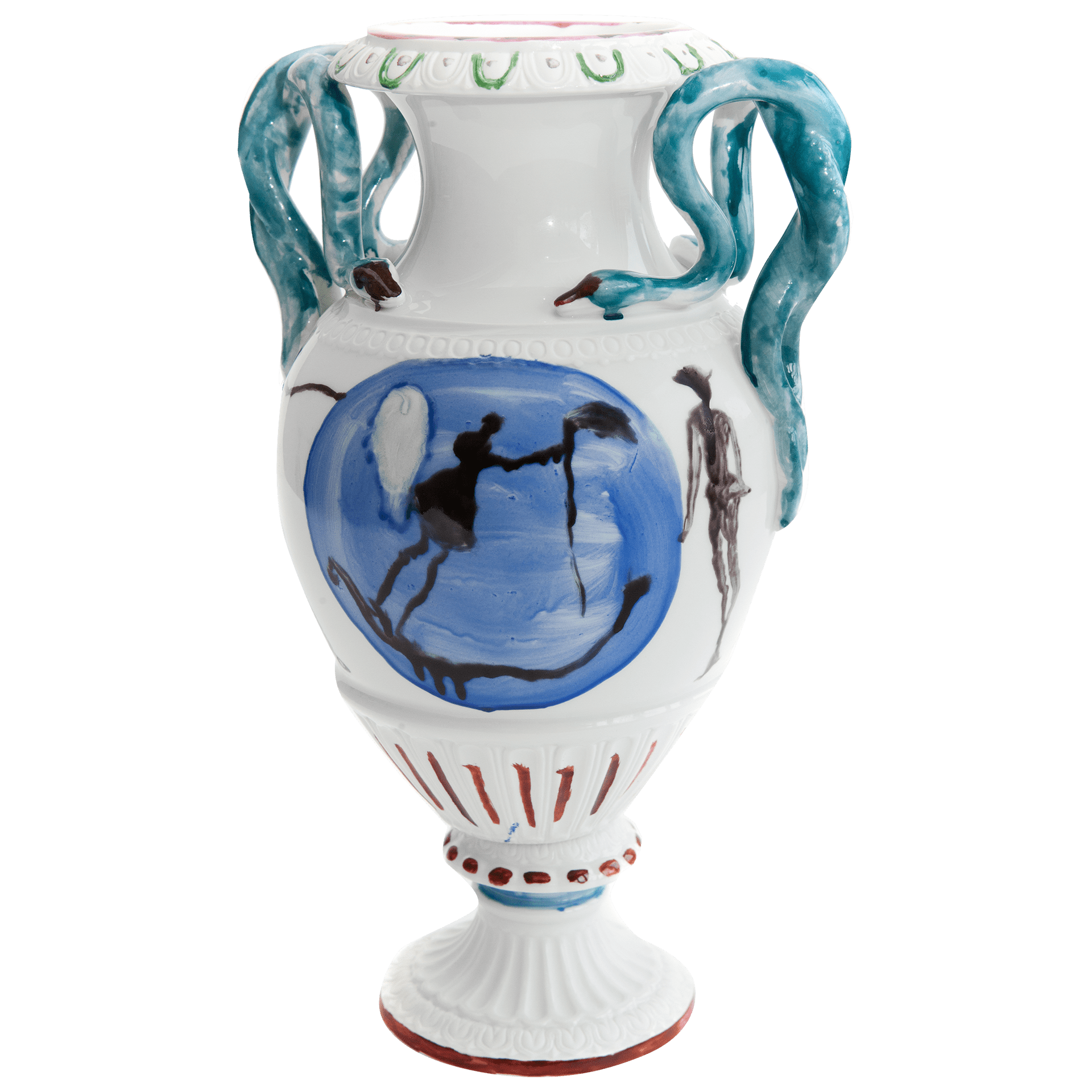 Vase Meeresauge H 27 cm Unikat | Meissen Unikate 63c009 - u4137 - Meissen Weimar