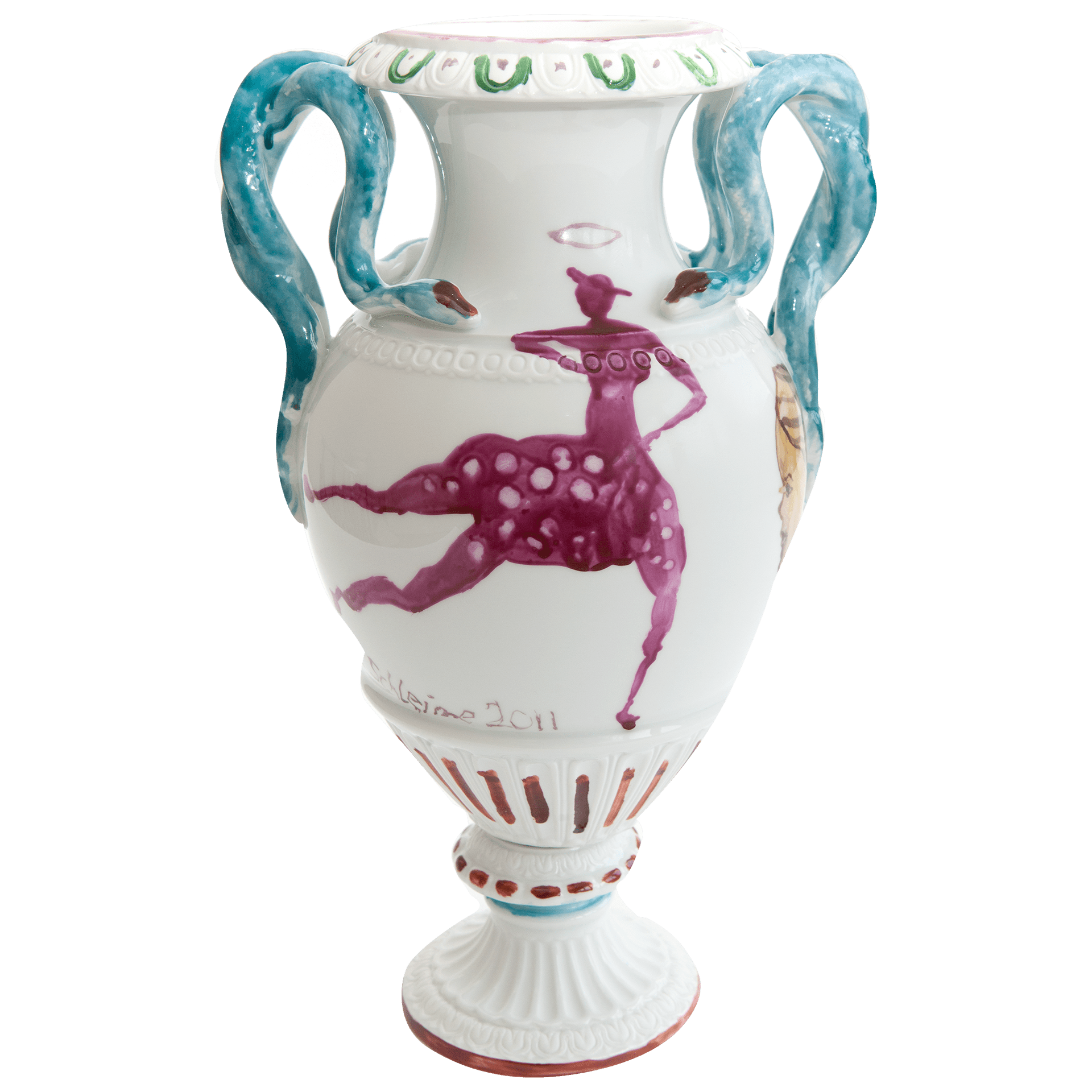 Vase Meeresauge H 27 cm Unikat | Meissen Unikate 63c009 - u4137 - Meissen Weimar