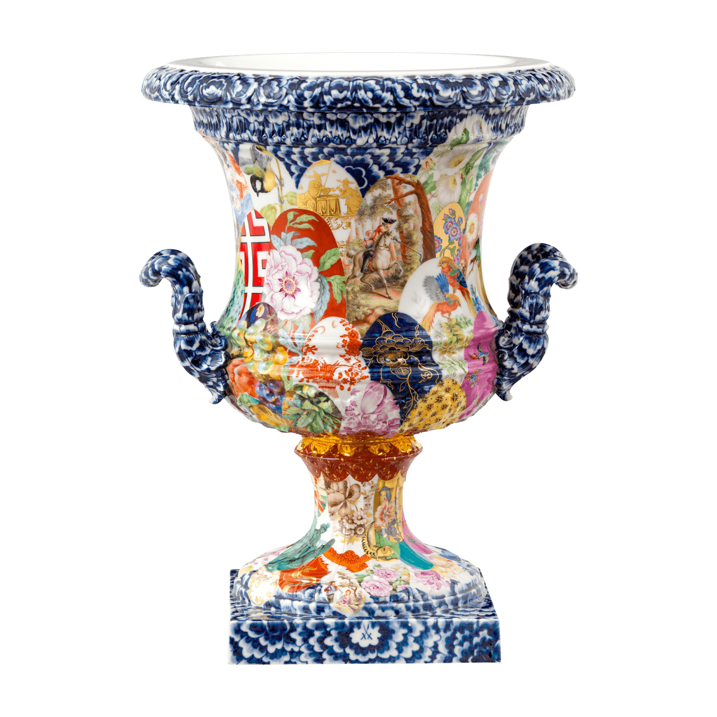 Vase Meissener Dekorwelten, H 35 cm | Meissen Exklusiv - Kollektion 955380 - 50m22 - Meissen Weimar
