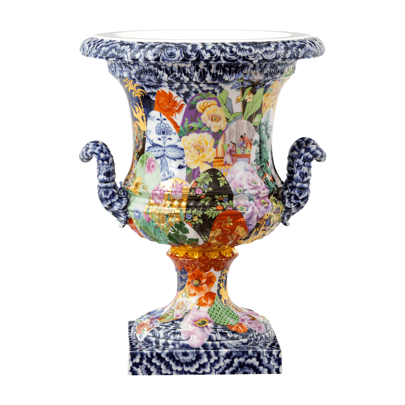 Vase Meissener Dekorwelten, H 35 cm | Meissen Exklusiv - Kollektion 955380 - 50m22 - Meissen Weimar