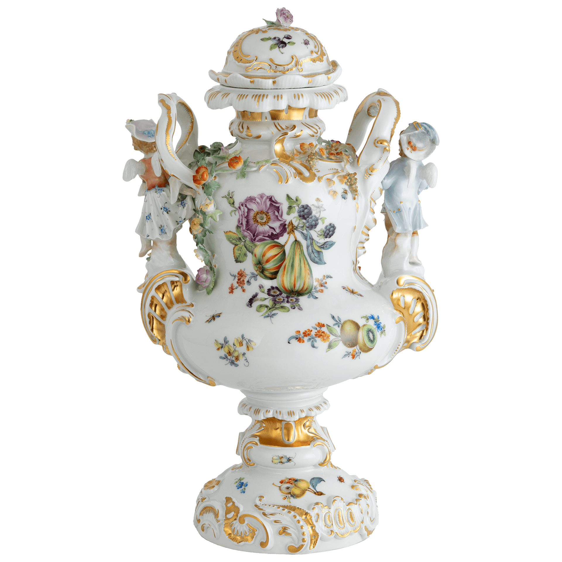 Vase mit kleinen Amoretten, Porzellan, H 43 cm, limitiert 15 Stück | Meissen Limitierte Meisterwerke 90b884-81m17 - Meissen Weimar