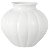 Vase, "Landscape ", mittel, Weiß, H 17 cm | Meissen Vasen Kollektion