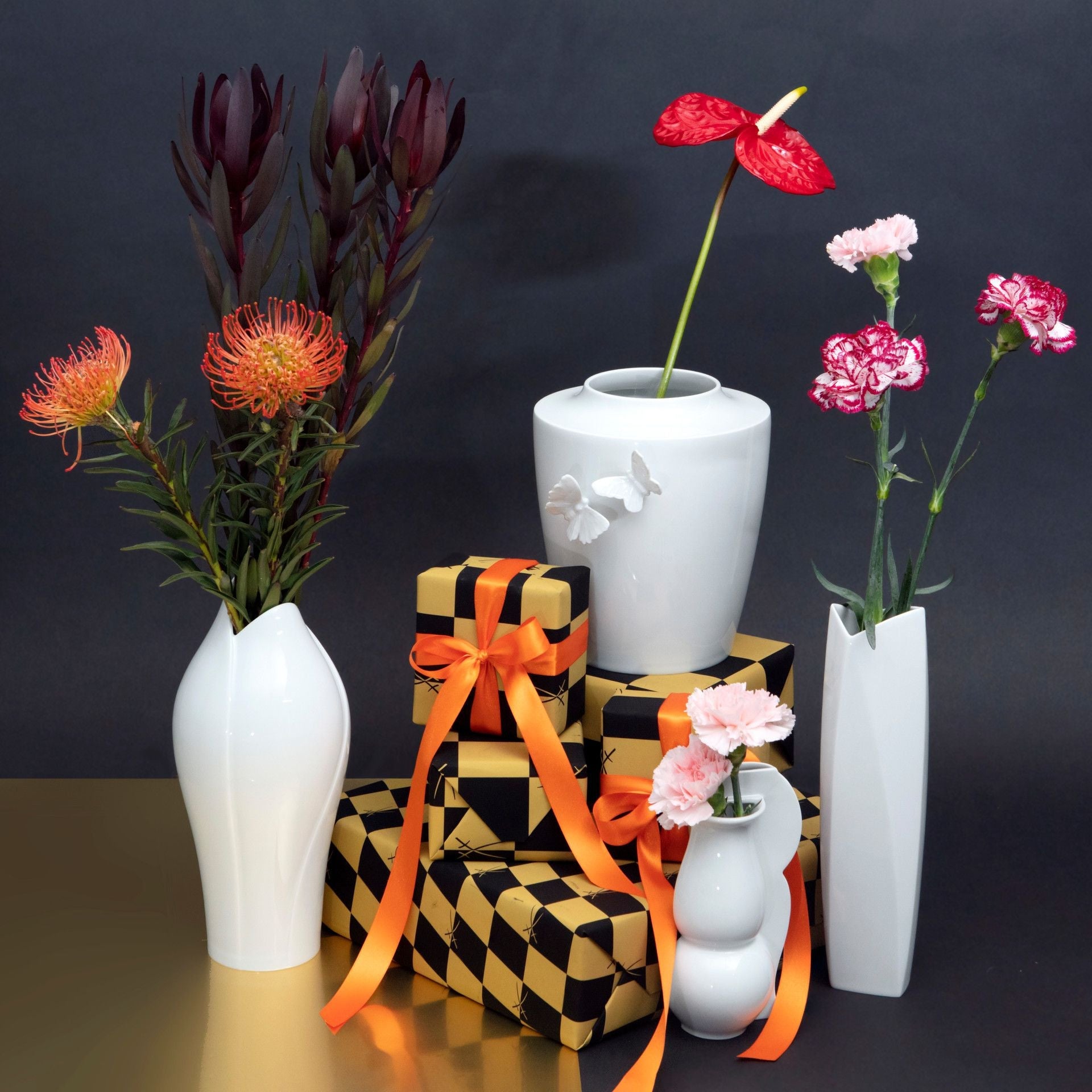 Vase mittelgroß, H 19 cm, weiß, Atelier Meissen | Meissen Vasen Kollektion 000001 - 50292 - Meissen Weimar