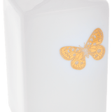 Vase mittlere Größe, Goldschmetterling, H 15,5 cm | Meissen Kollektion Flying Wonders