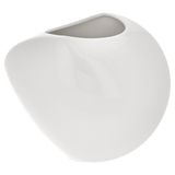 Vase, mittlere Größe, Weiß,H 17,5 cm | Vasen-Kollektion - Steinvase