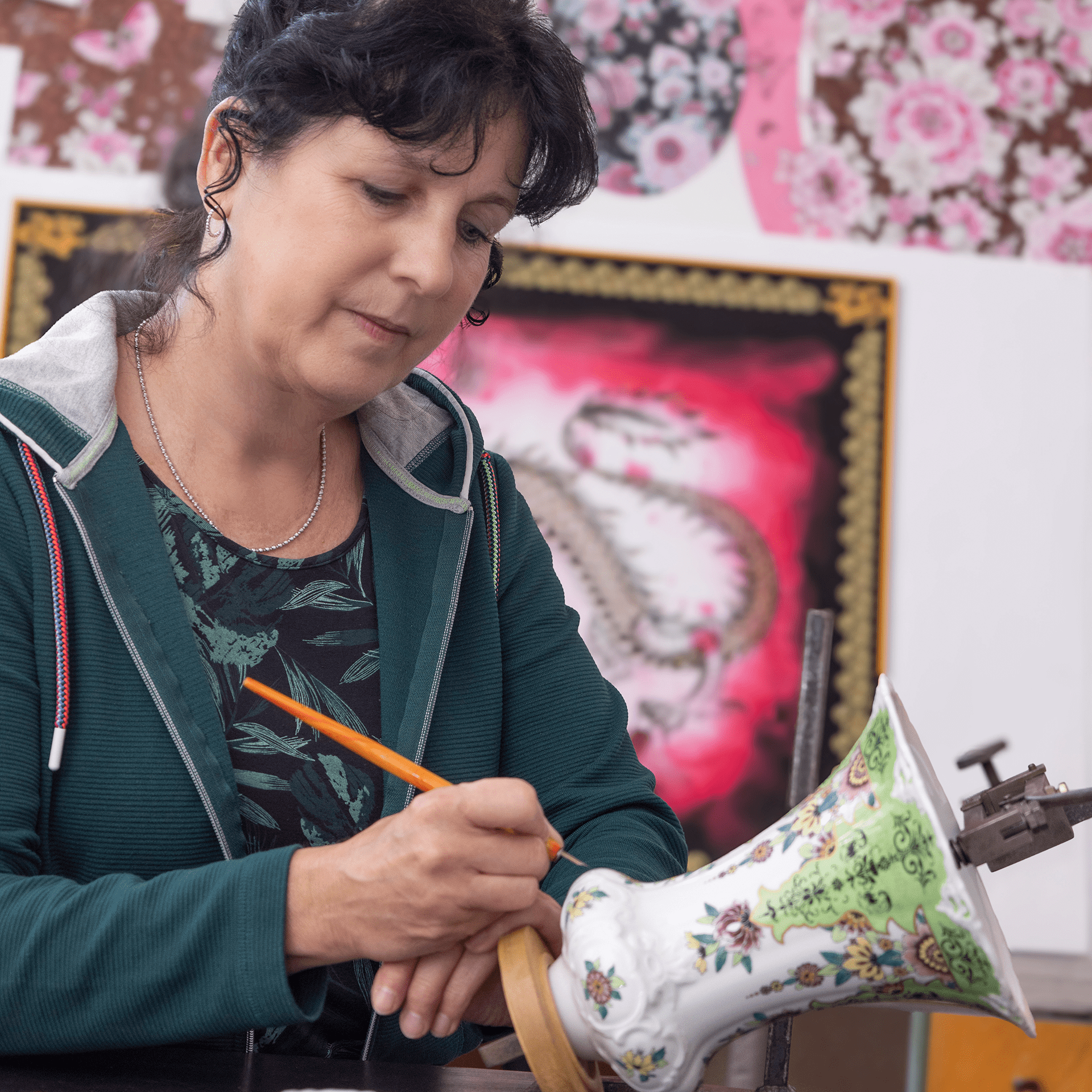 Vase "Ornamentika", Lim. 15, H 26 cm | Meissen Limitierte Meisterwerke 586184-50M41 - Meissen Weimar