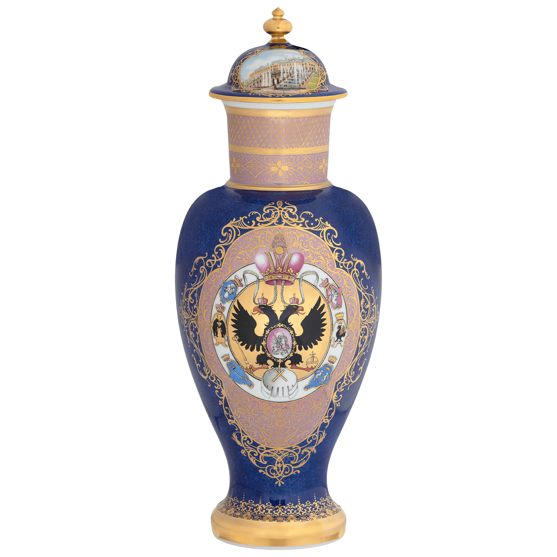 Vase Peter der Große Portrait, Limitiert, H 39,5 cm | Meissen Limitierte Meisterwerke 29b384 - 51188 - Meissen Weimar