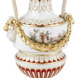 Vase Rot-Gold, H 54 cm, limitiert | Meissen Limitierte Meisterwerke