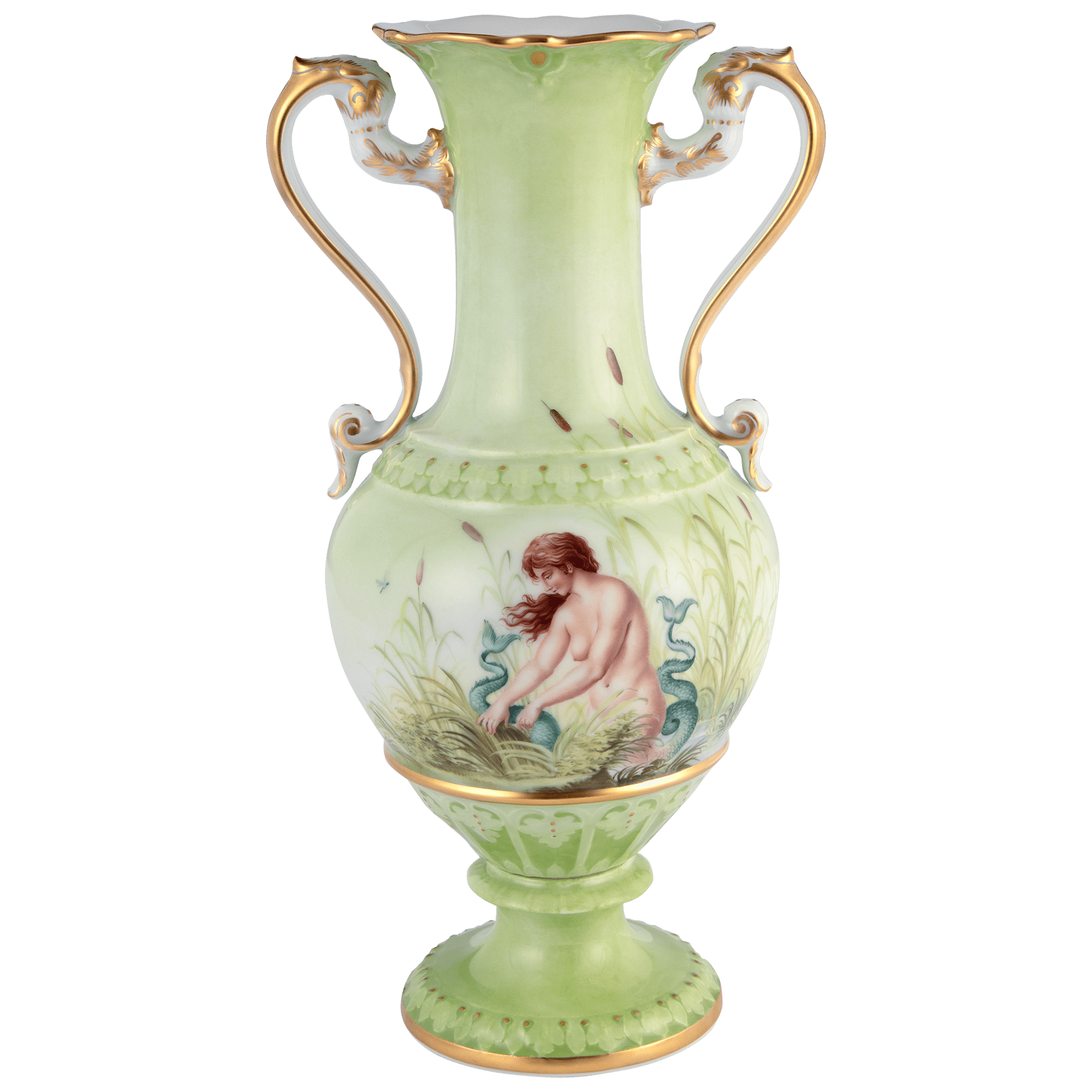Vase Sagenhafte Melusine, H 29 cm, limitiert 15 Stück | Meissen Limitierte Meisterwerke 29b584 - 50m77 - Meissen Weimar