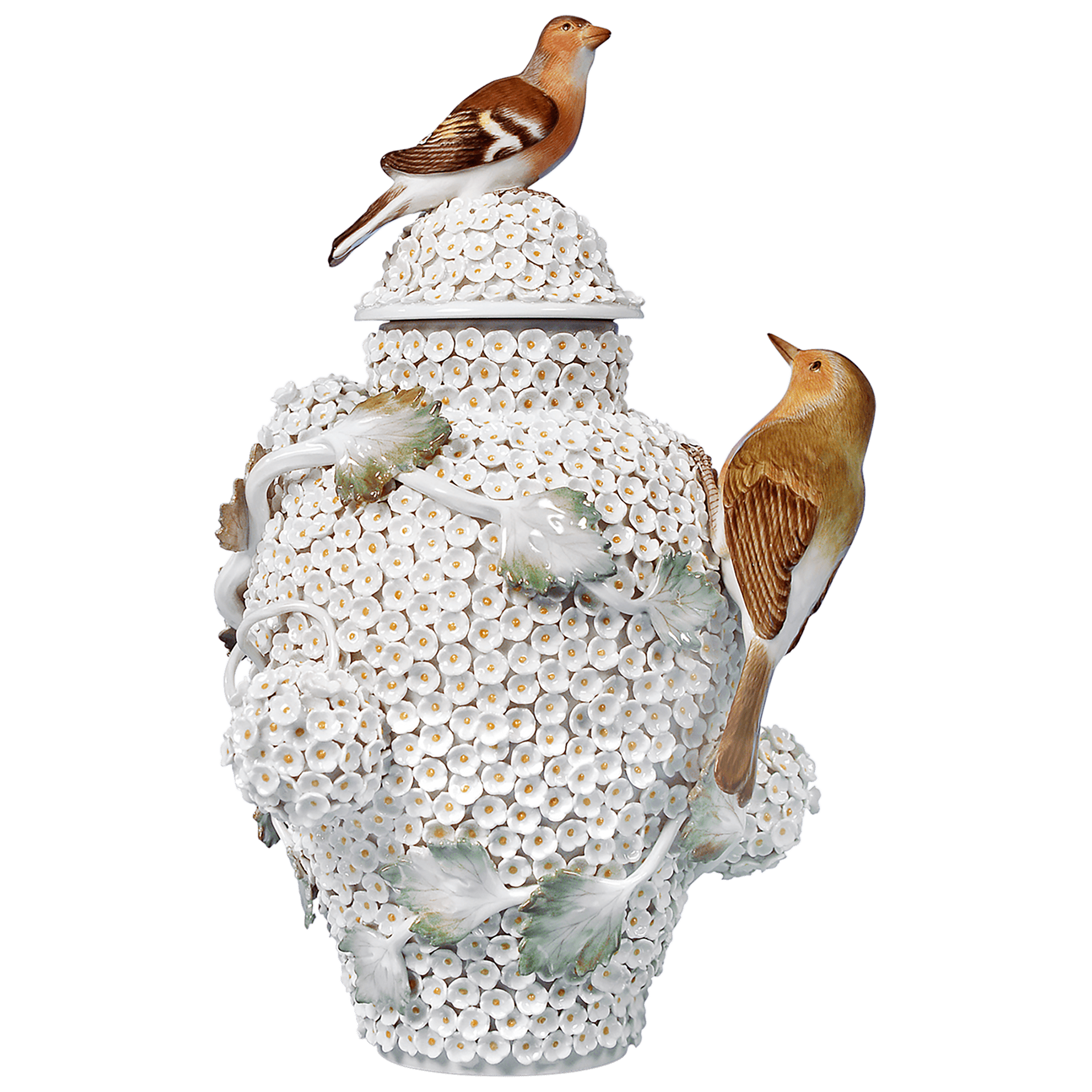 Vase Schneeballblüten, H 29 cm | Meissen Exklusiv - Kollektion 900180 - 82350 - Meissen Weimar