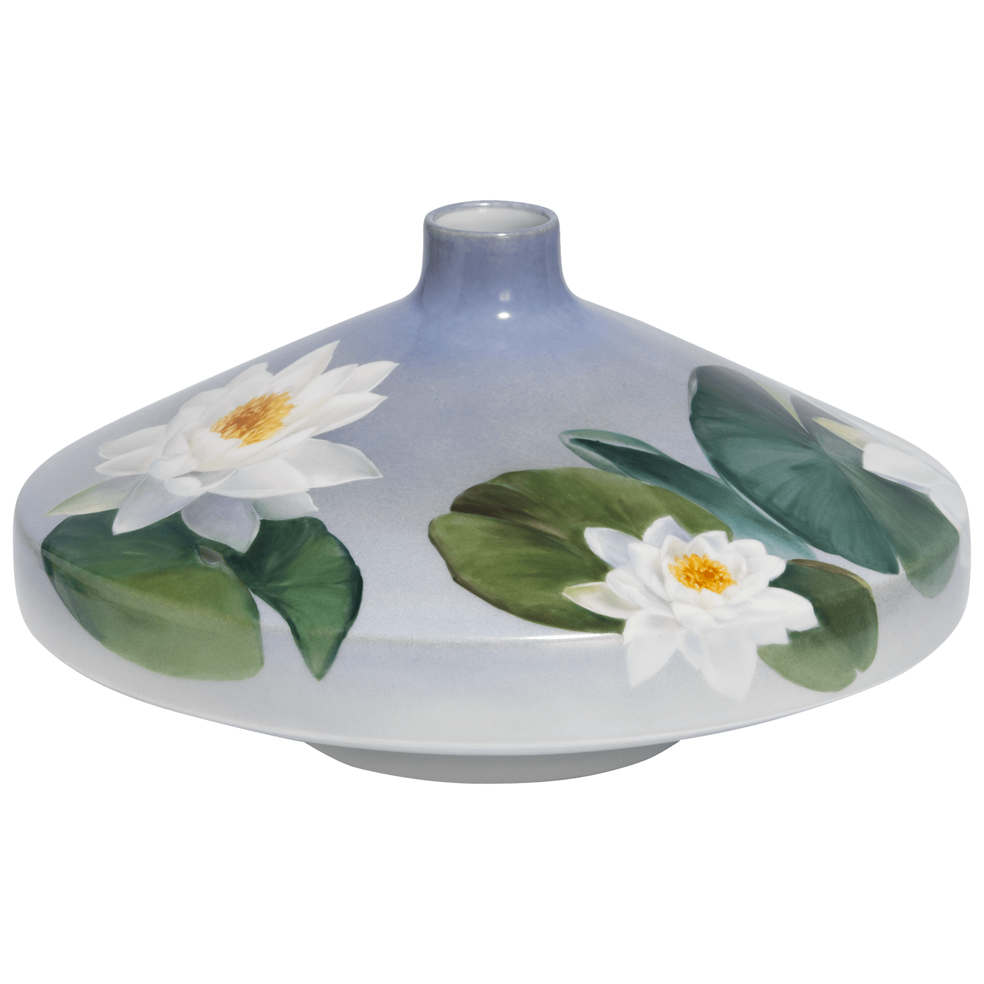 Vase Seerosenteich, H 15,5 cm | Meissen Limitierte Meisterwerke 932m84 - 50558 - Meissen Weimar
