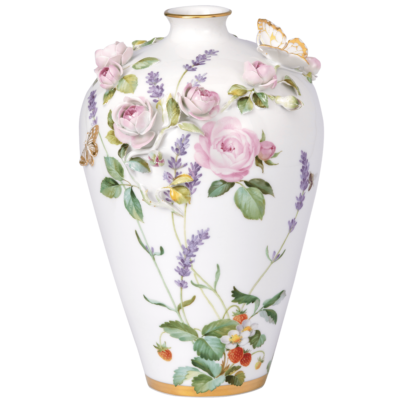 Vase Sommer, limitiert, H 25,5 cm | Meissen Limitierte Meisterwerke 25a784 - 82298 - Meissen Weimar