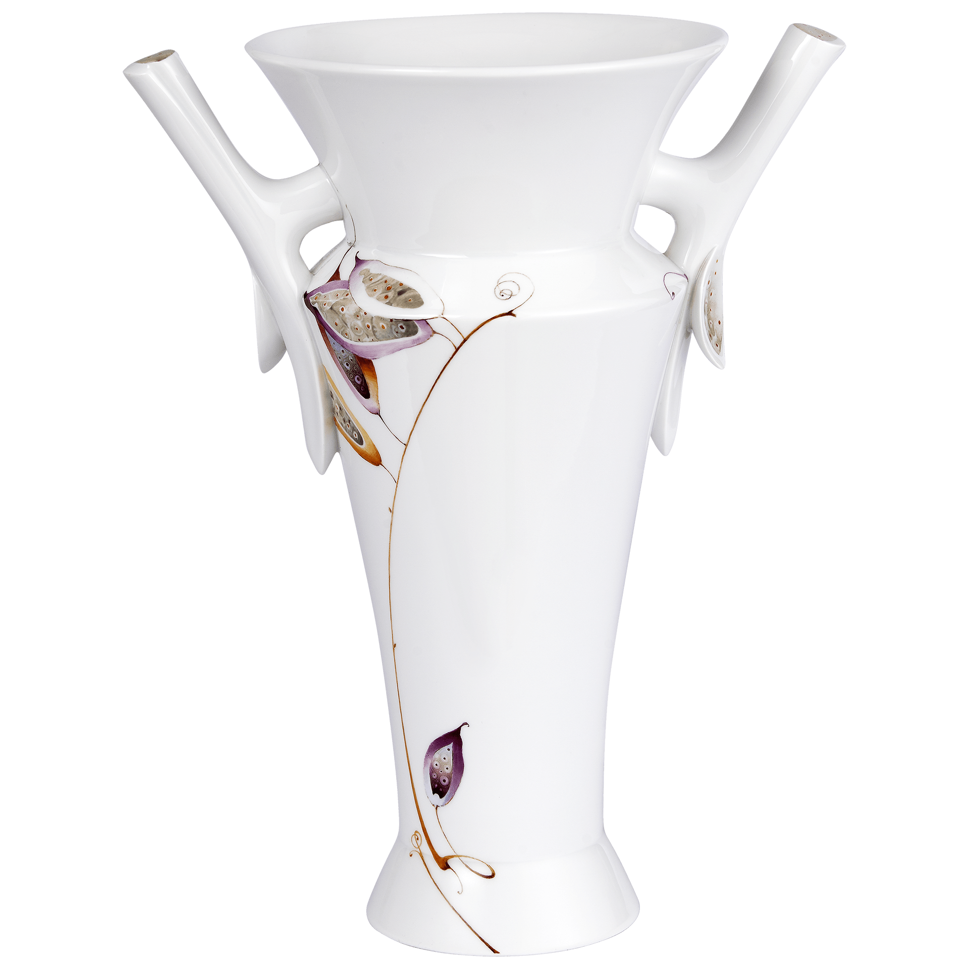 Vase Stilisierte Blattfarne, Höhe 30,5 cm | Meissen Vasen Kollektion 619274 - 50334 - Meissen Weimar