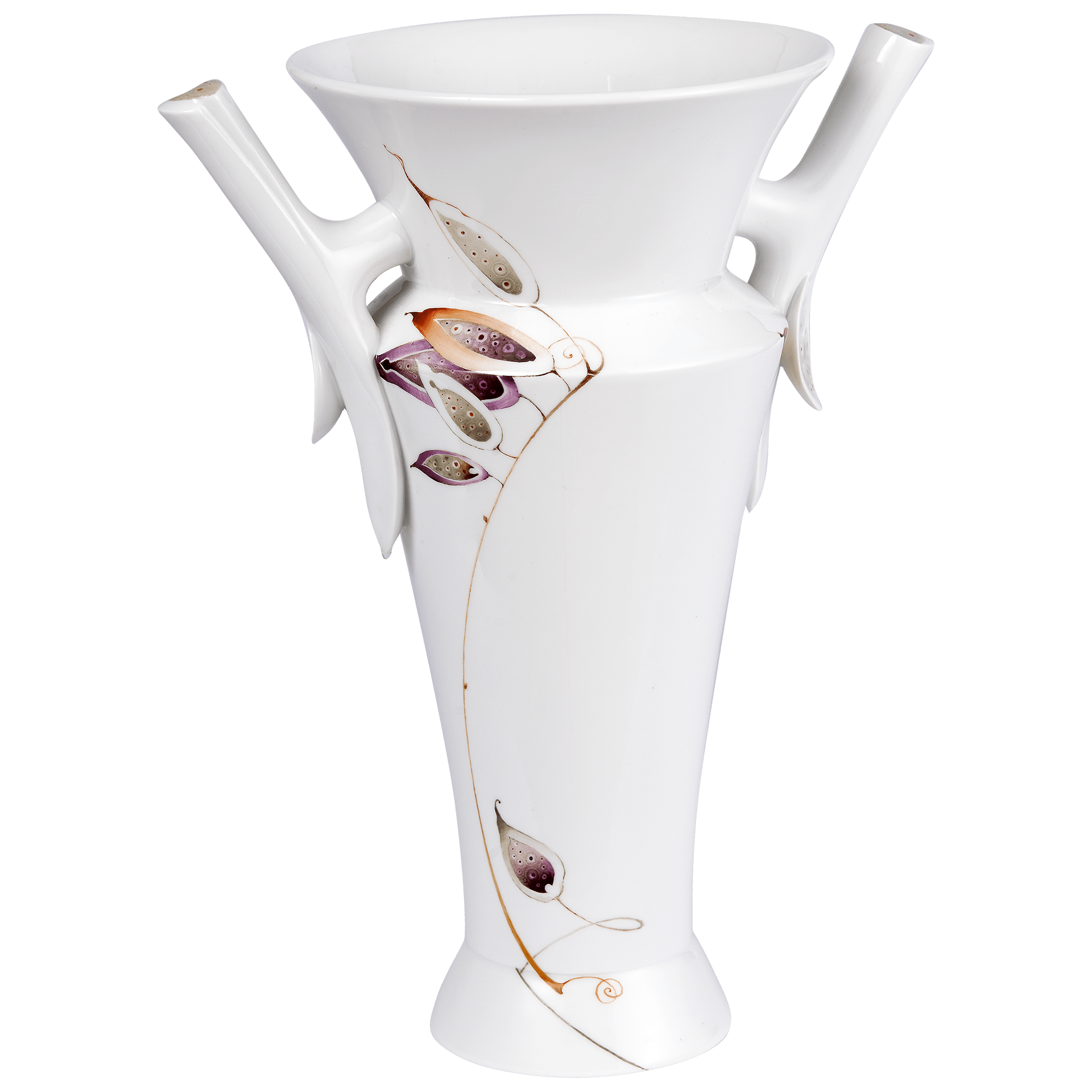 Vase Stilisierte Blattfarne, Höhe 30,5 cm | Meissen Vasen Kollektion 619274 - 50334 - Meissen Weimar
