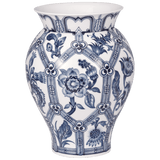 Vase, Stylised Flower Painting, H 40 cm, Limitiert | Meissen Limited Edition