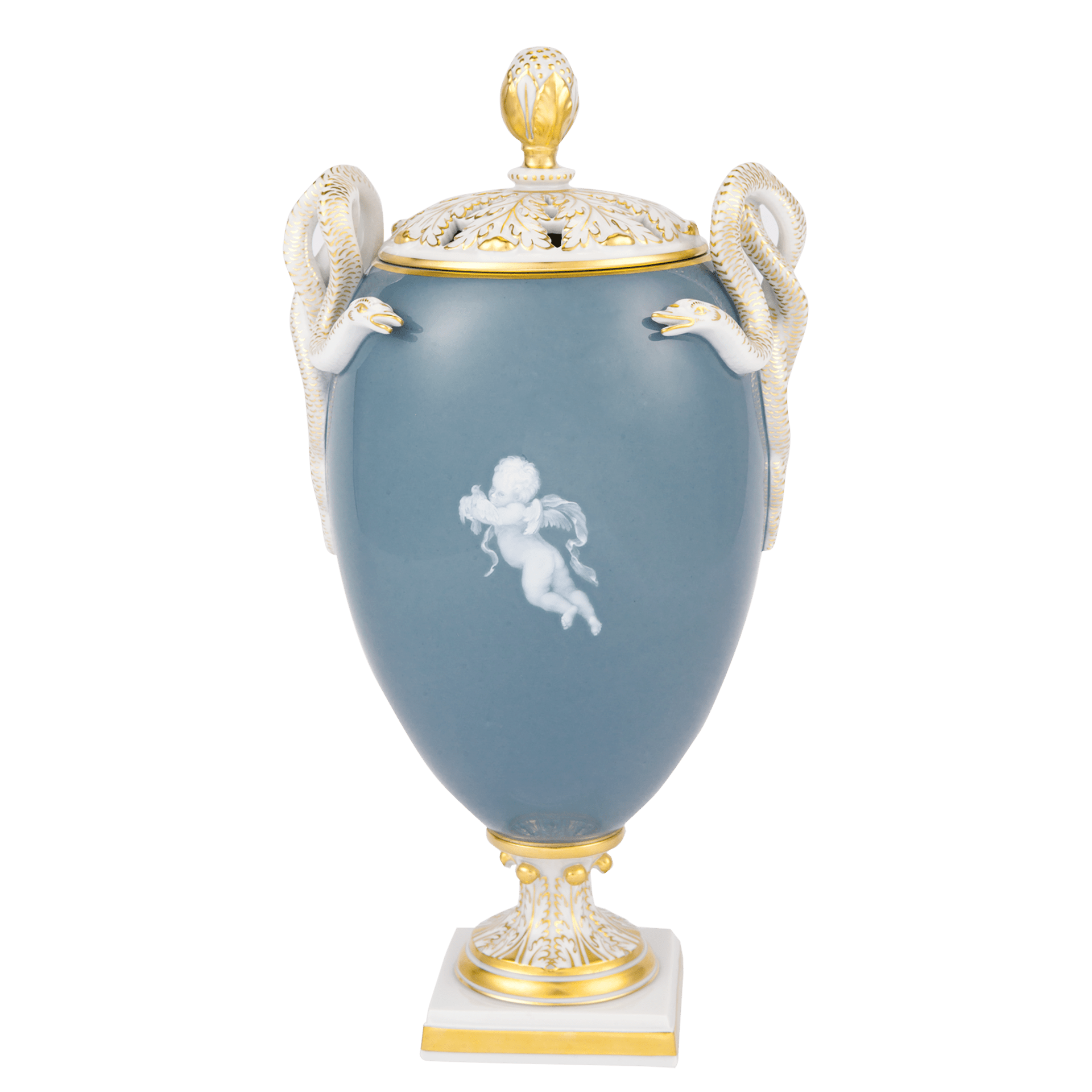 Vase Tanzende Nymphe mit Schleier, H 32 cm | Meissen Limitierte Meisterwerke 892784 - 59233 - Meissen Weimar