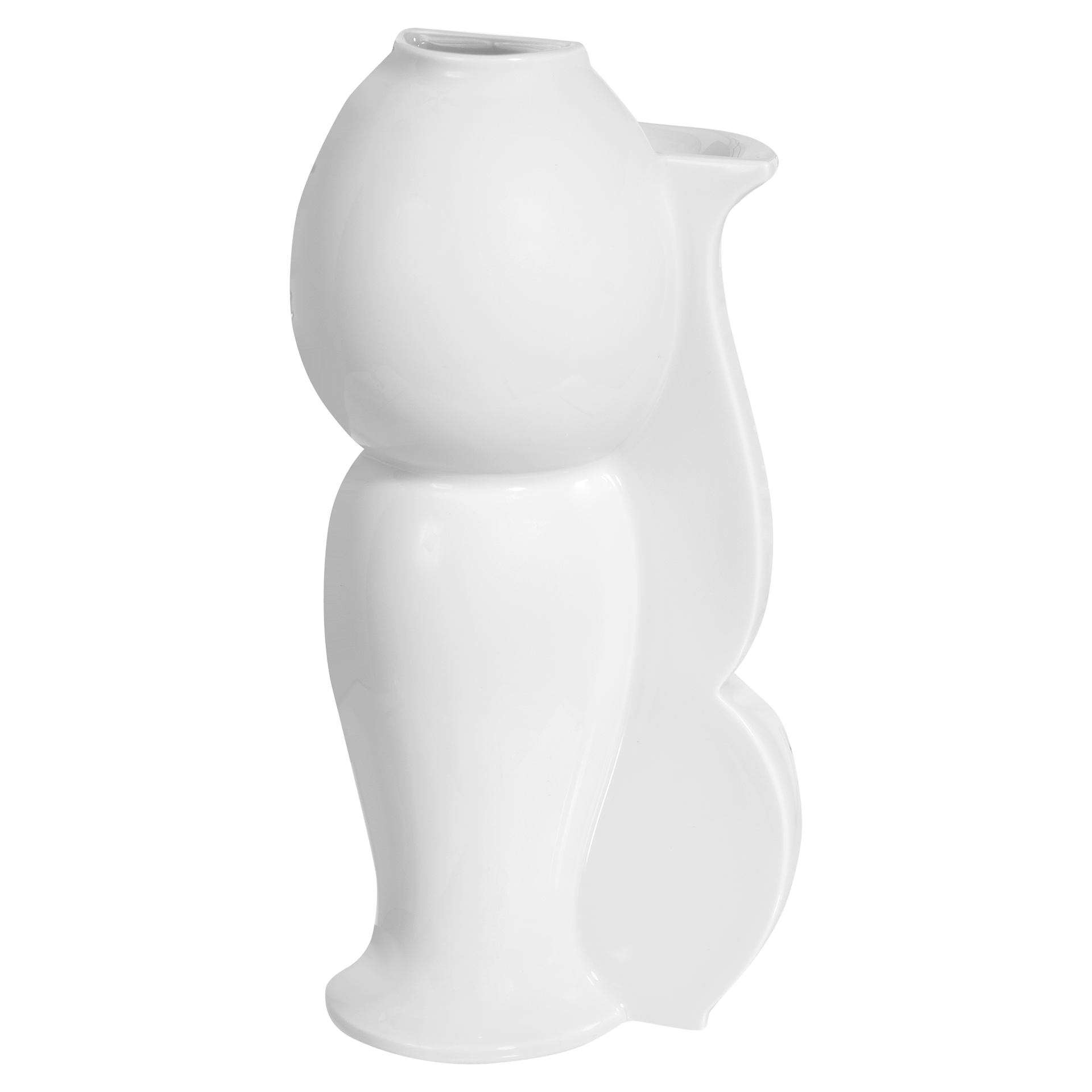 Vase "Two Sides", mittelgroß, H 19 cm, weiß | Meissen Vasen Kollektion 000001 - 50465 - Meissen Weimar