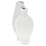 Vase "Two Sides", mittelgroß, H 21 cm, weiß | Meissen Vasen Kollektion