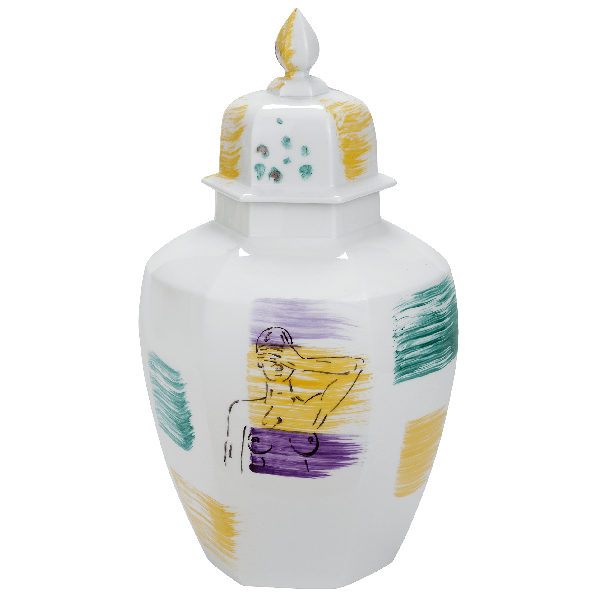 Vase Unikat Muse Conny H 48 cm | Meissen Unikate 63c052 - u5414 - Meissen Weimar