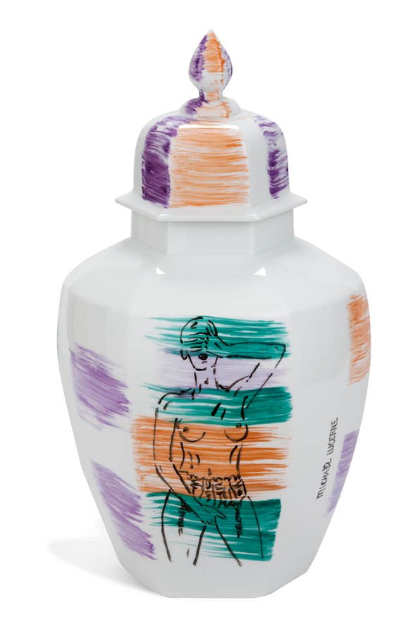 Vase Unikat Muse Conny H 48 cm | Meissen Unikate 63c052 - u5414 - Meissen Weimar