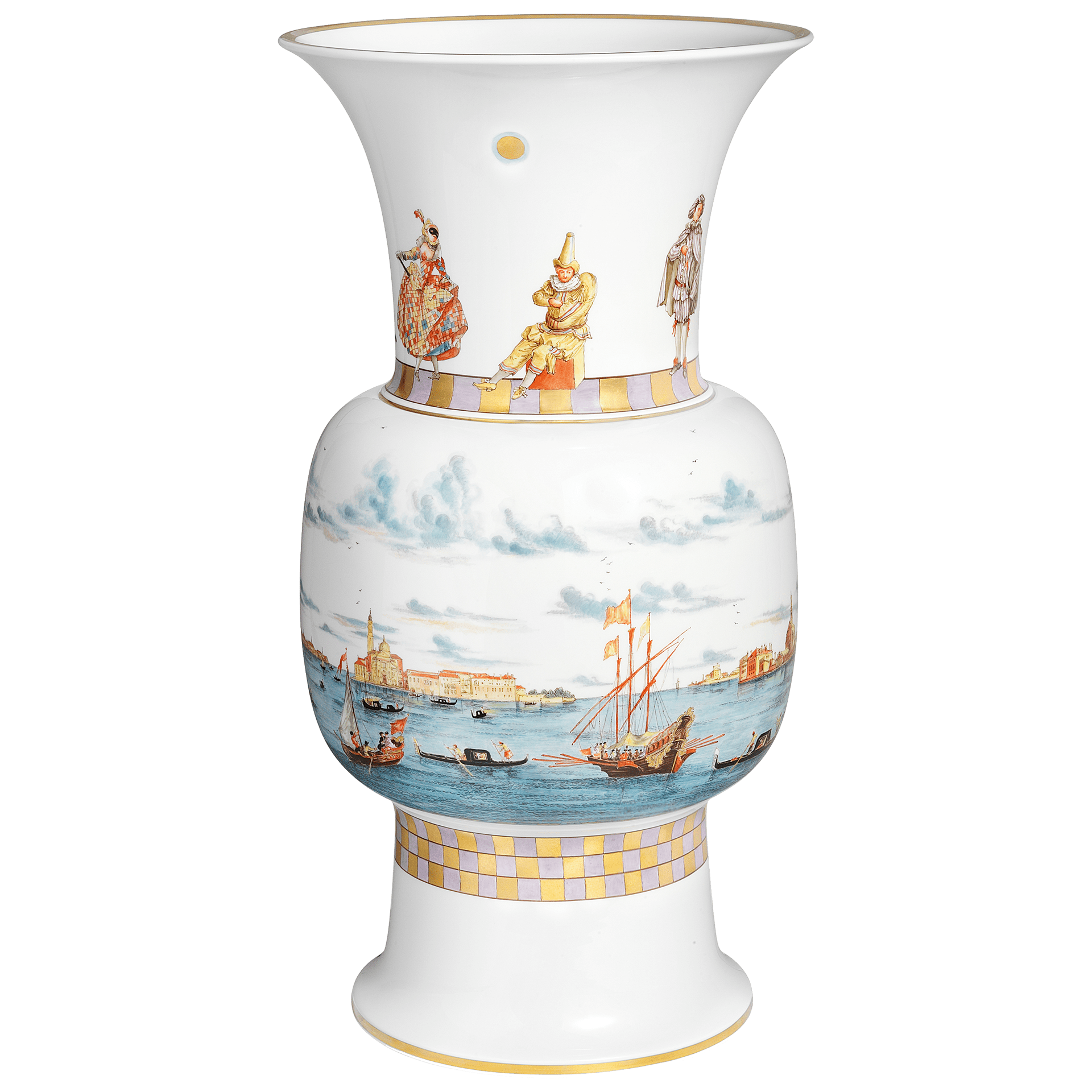 Vase Venezianische Impressionen, H 48 cm, Limitiert | Meissen Limitierte Meisterwerke 299784 - 50441 - Meissen Weimar