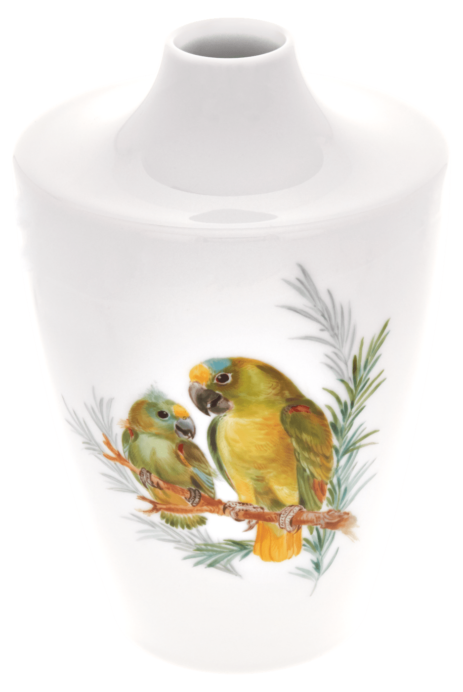 Vase, Vogelmalerei, H 18 cm | Meissen Cosmopolitan 26c033 - 50531 - Meissen Weimar
