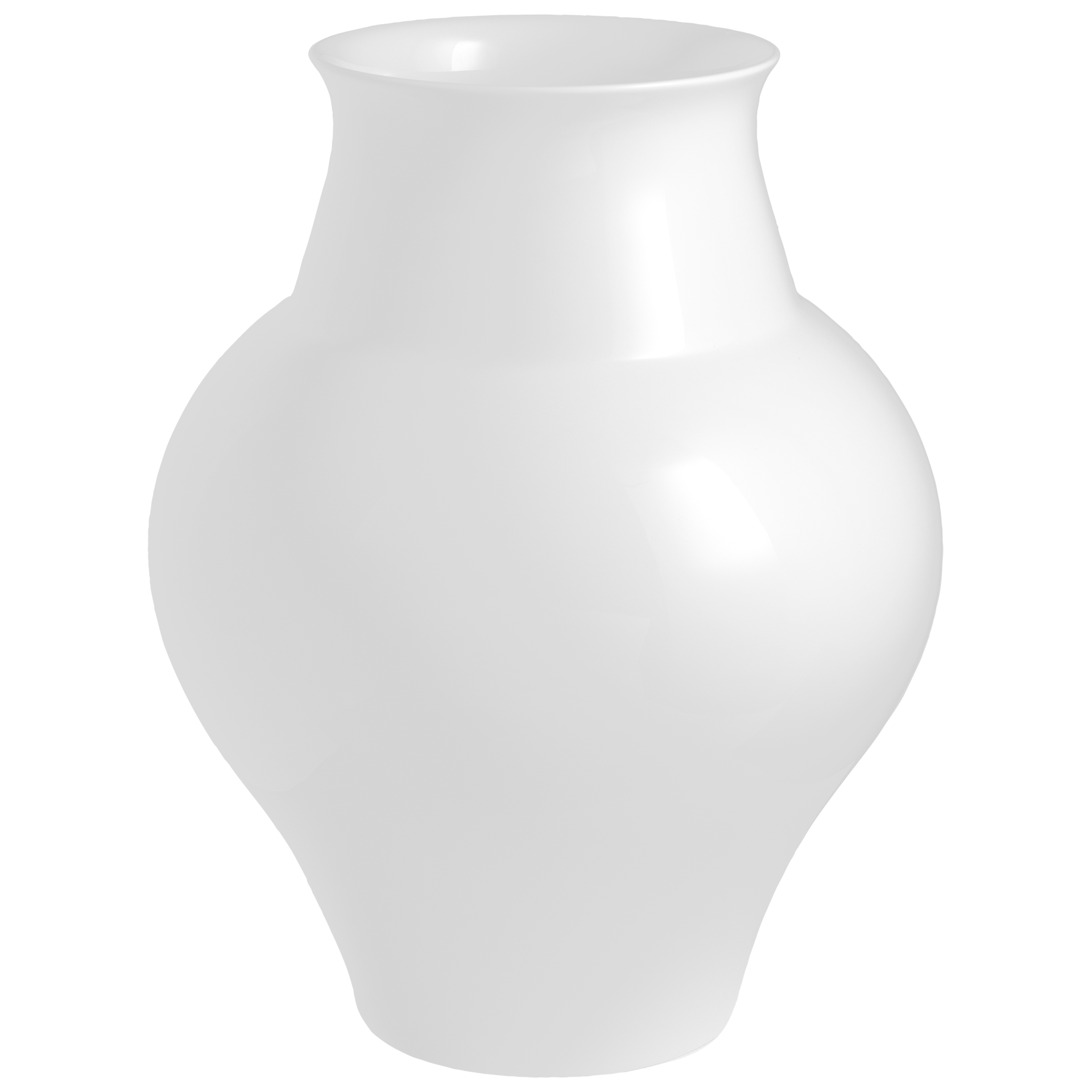 Vase Weiß H 44 cm | Meissen Kollektion Markenzeichen 000001 - 50443 - Meissen Weimar