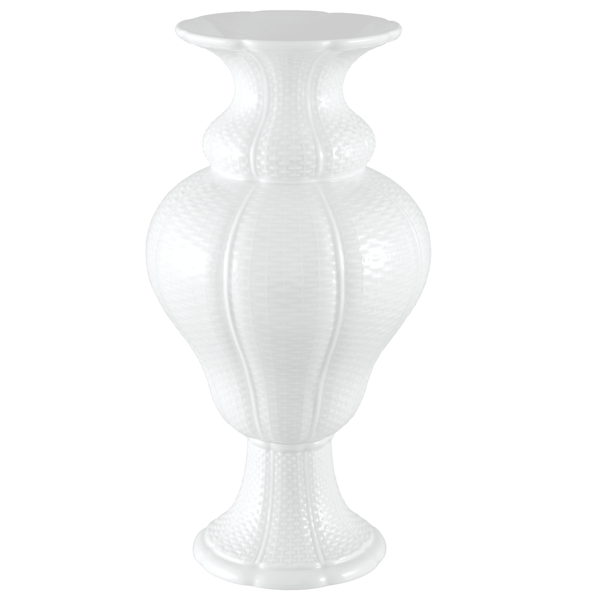 Vase Weiß H 46 cm | Meissen Schalen Kollektion 000001-50m56 - Meissen Weimar