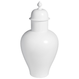 Vase Weiß H 46 cm mit Deckel | Meissen Kollektion Markenzeichen