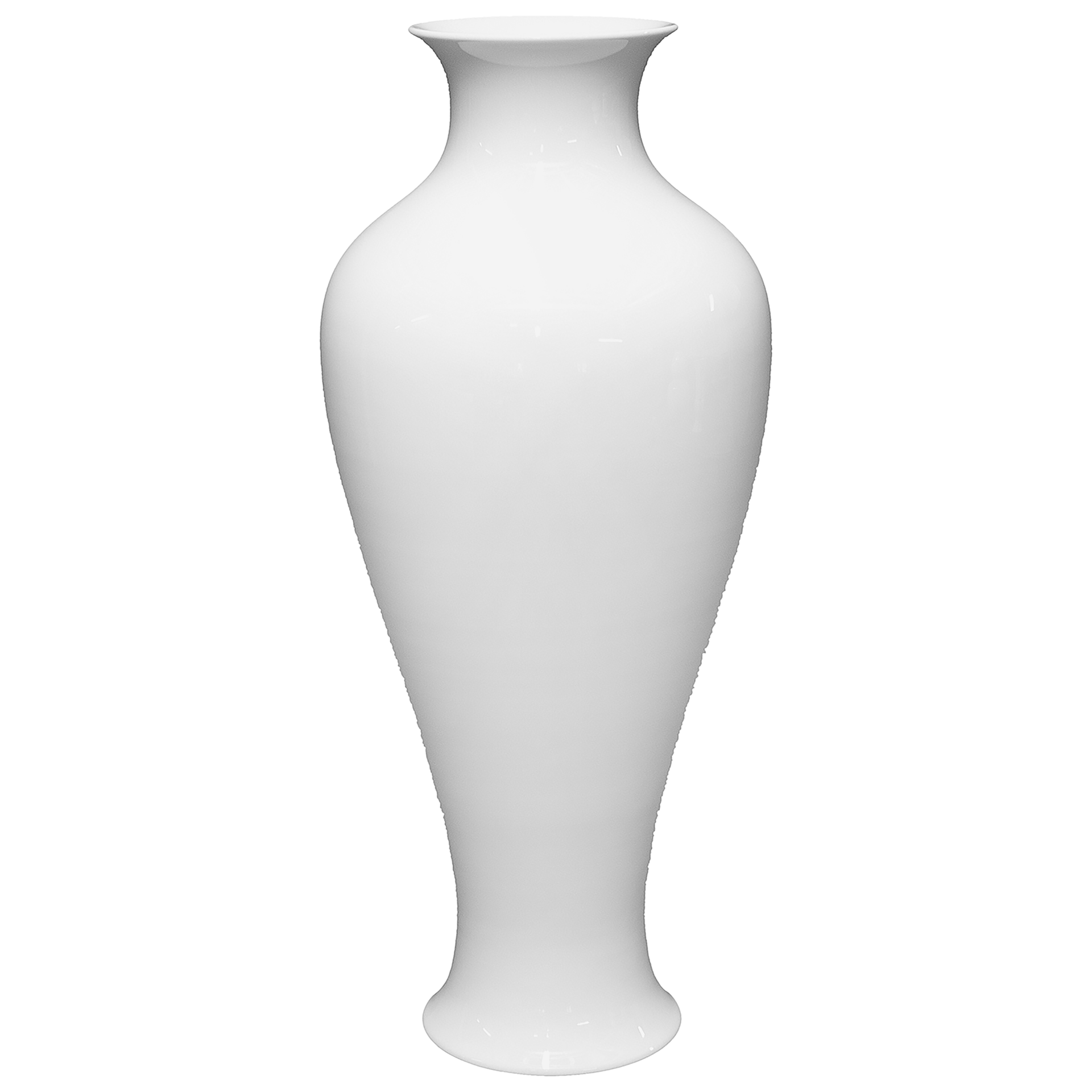 Vase, Weiß, H 47 cm | Meissen Vasen Kollektion 000001 - 50436 - Meissen Weimar