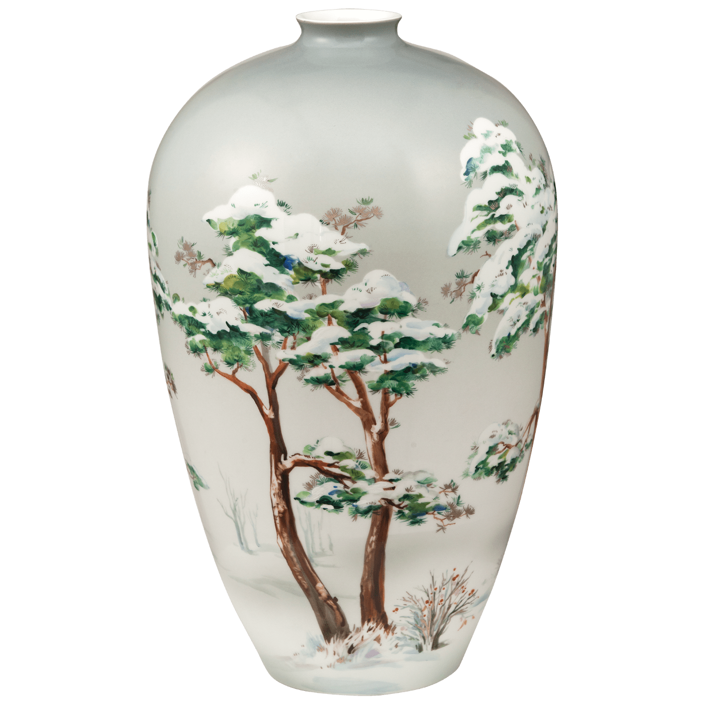 Vase, Winter, H 40 cm | Meissen Limitierte Meisterwerke 933884 - 50489 - Meissen Weimar