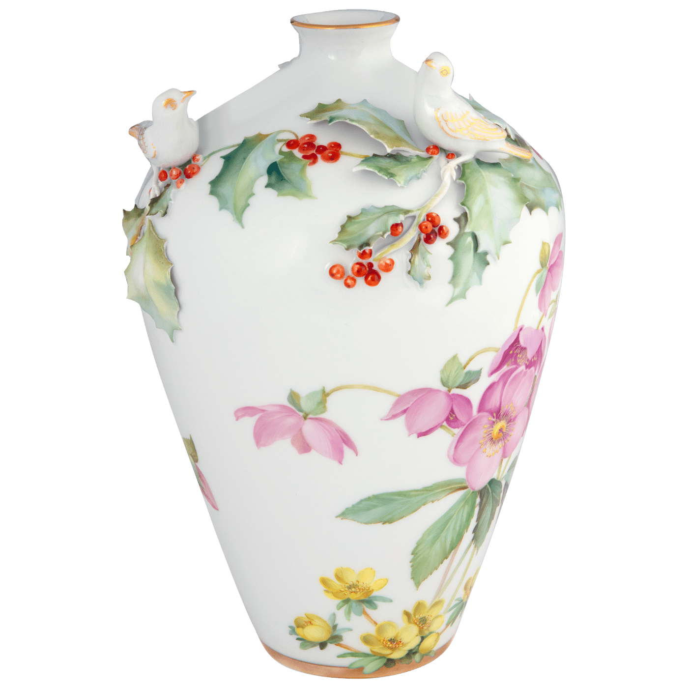 Vase Winter, Limitierte Meisterwerke, H 25 cm | Meissen Limitierte Meisterwerke 25c084 - 82296 - Meissen Weimar