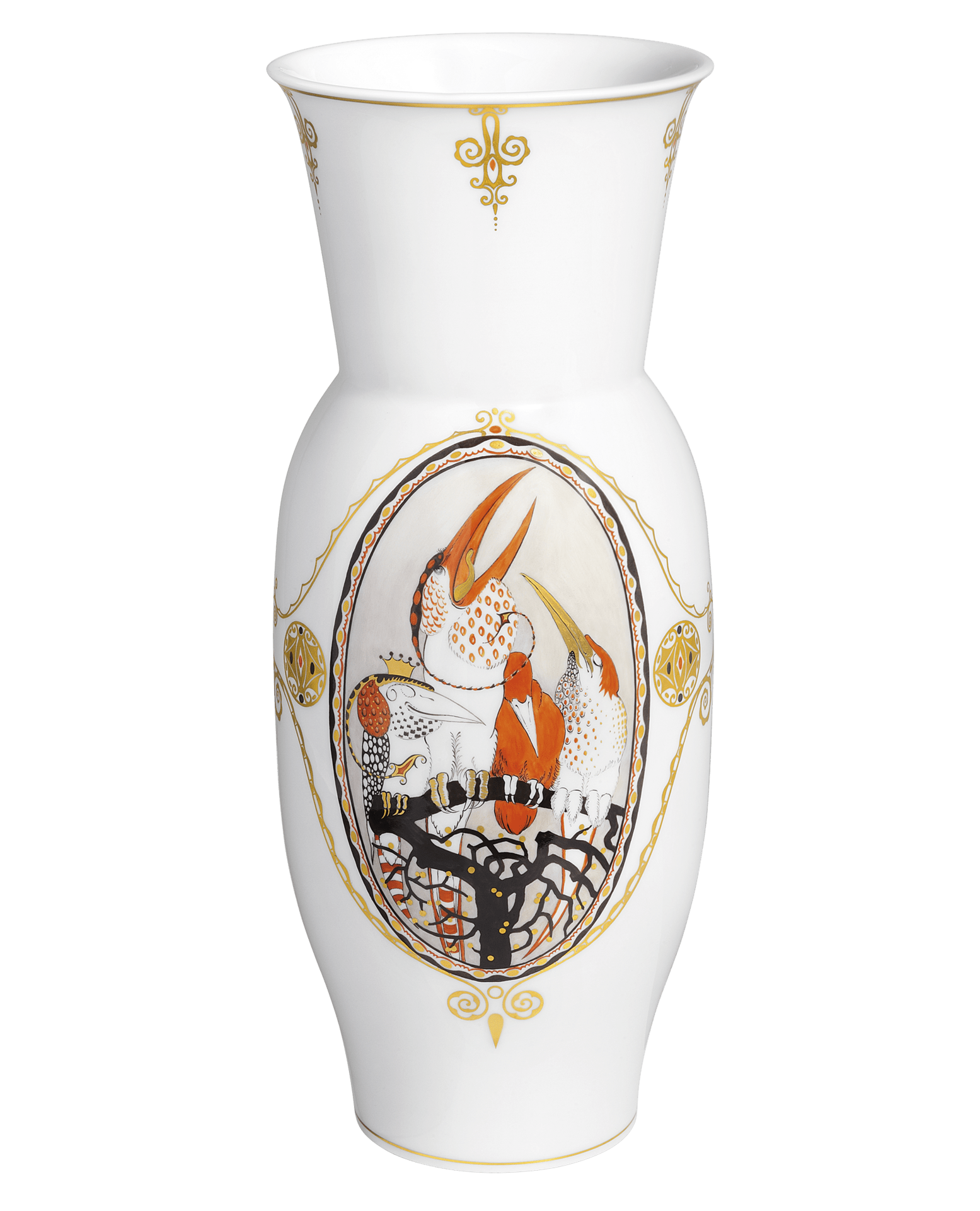 Vase "Wundervögel", Höhe 34,5 cm | Meissen Limitierte Meisterwerke 955684 - 50330 - Meissen Weimar