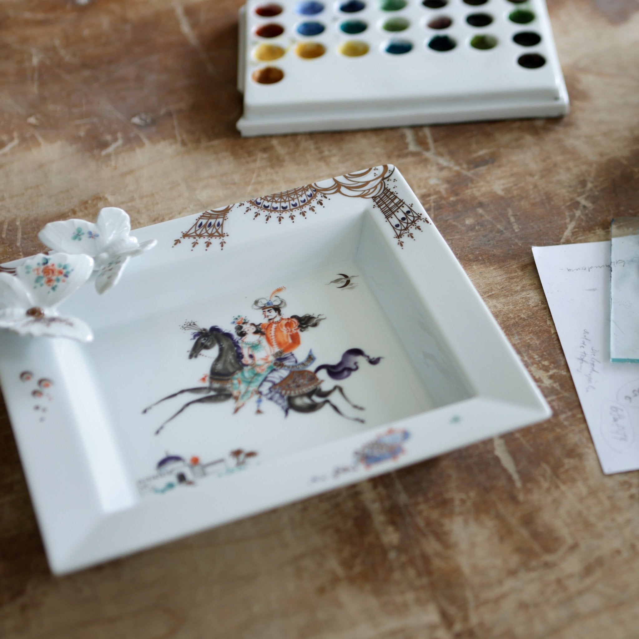 Vide Poche "1001 - Nacht - Die Entführung", Lim. 75, 21 x 18 cm | Meissen Limited Edition 68A874-53280 - Meissen Weimar