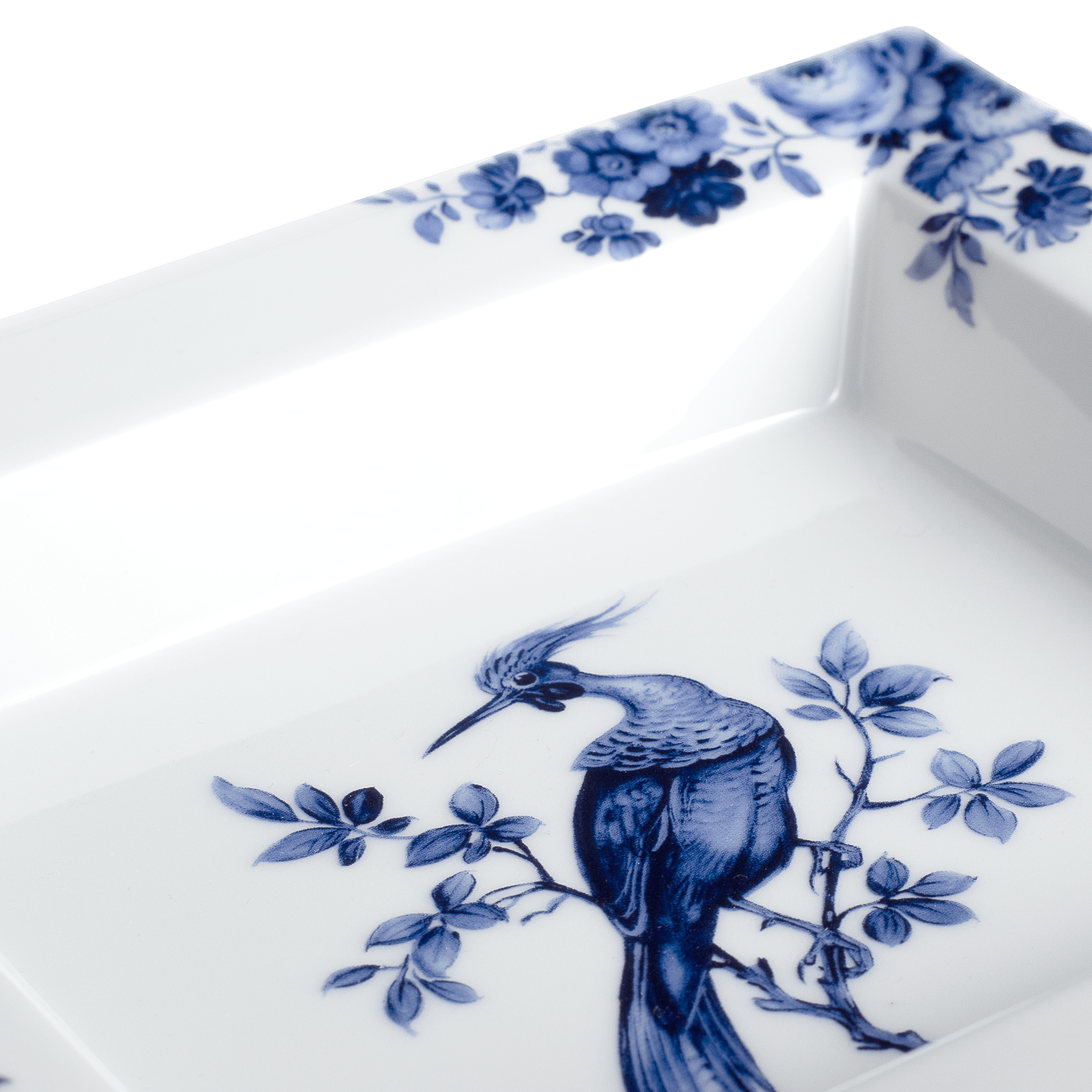 Vide - Poche, groß, 'Blue Bird', 21 x 18,5 cm | The Meissen Vide Poche Collection - Schalen - Set im Geschenkkarton 79A460 - 53274 - Meissen Weimar