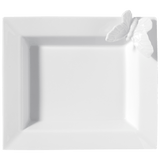 Vide-Poche, klein, Weiß, 16 x 13,5 cm | Meissen Butterfly Collection
