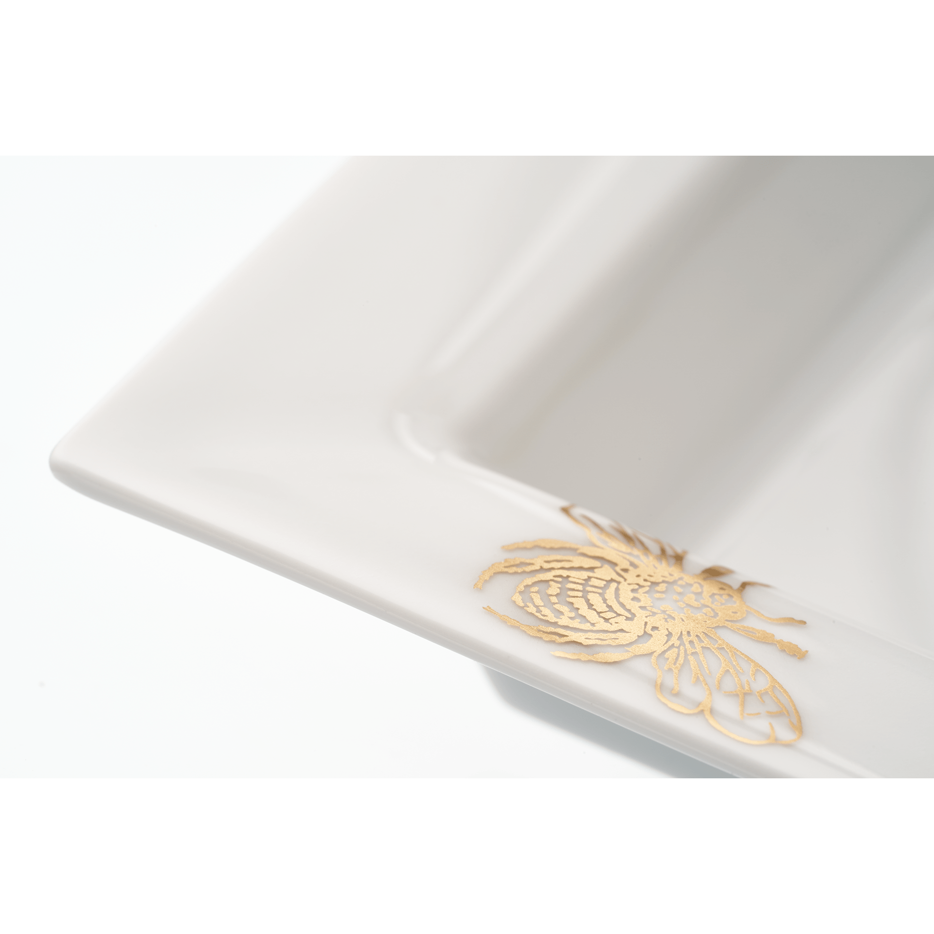 Vide - Poche, Meissen - Schale klein, Goldschmetterling,12,3 x 10 cm | Meissen Kollektion Flying Wonders 79A369 - 53268 - Meissen Weimar