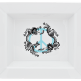 Vide-Poche, Peace Türkis, 3 cm Höhe, Mittel | The Meissen Vide-Poche-Collection