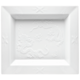 Schale, Reliefdrachen, Weiß, L 21 cm | The Meissen Vide-Poche-Collection