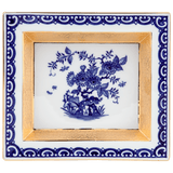 Vide-Poche Schale Blaue indische Blumenmalerei, L 21 cm B 18,5 cm | Meissen Limitierte Meisterwerke