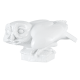 Vogel Eule, Weiß, H 8 cm | Meissen Einzelplastik
