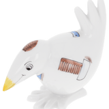 Vogel Spaßvogel Friseur, H 6,5 cm | Meissen Figuren-Edition Spassvogel