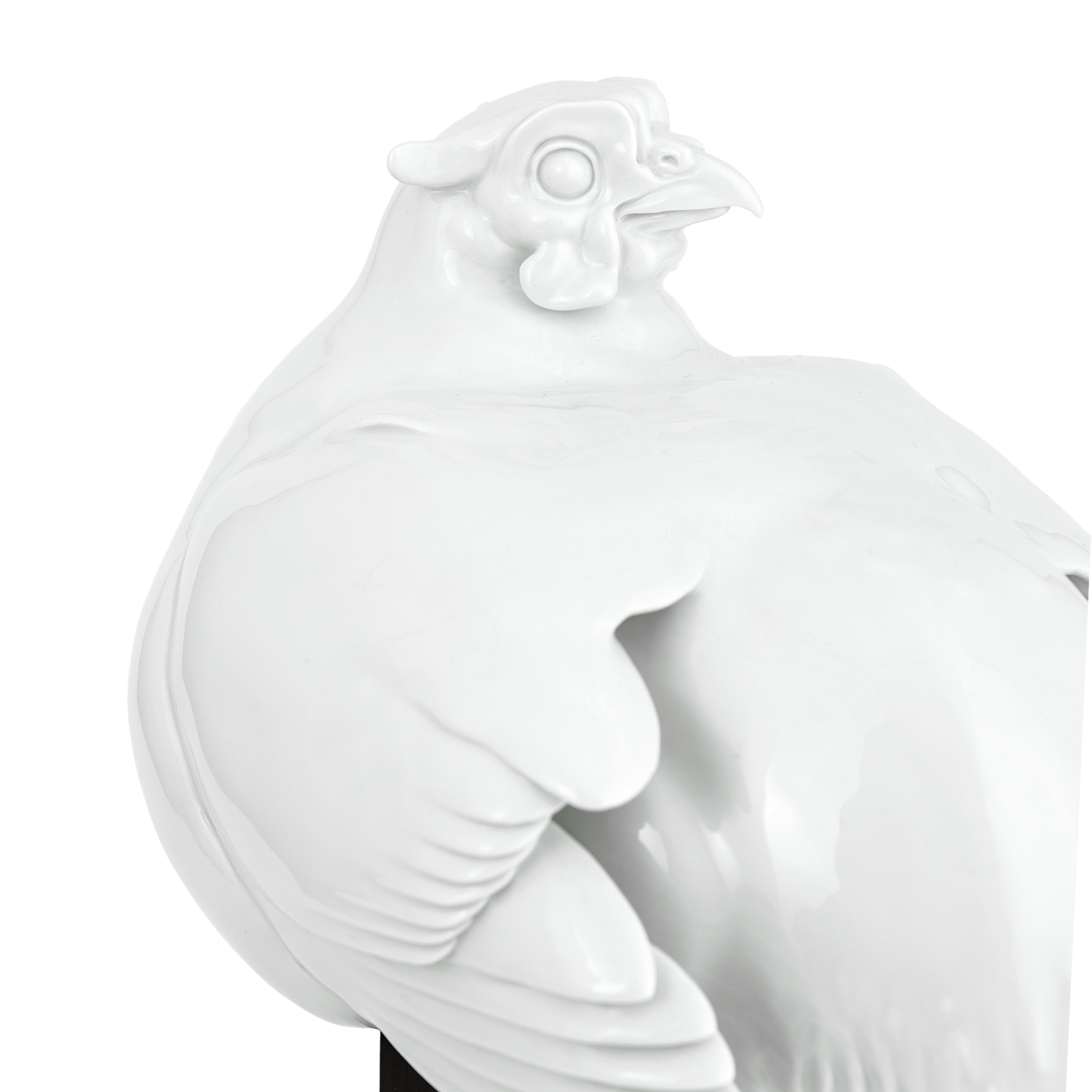 Vogelfigur Fasan, Weiß, H 38 cm, limitiert 25 Stück | Meissen Limitierte Meisterwerke 000084-77m10 - Meissen Weimar