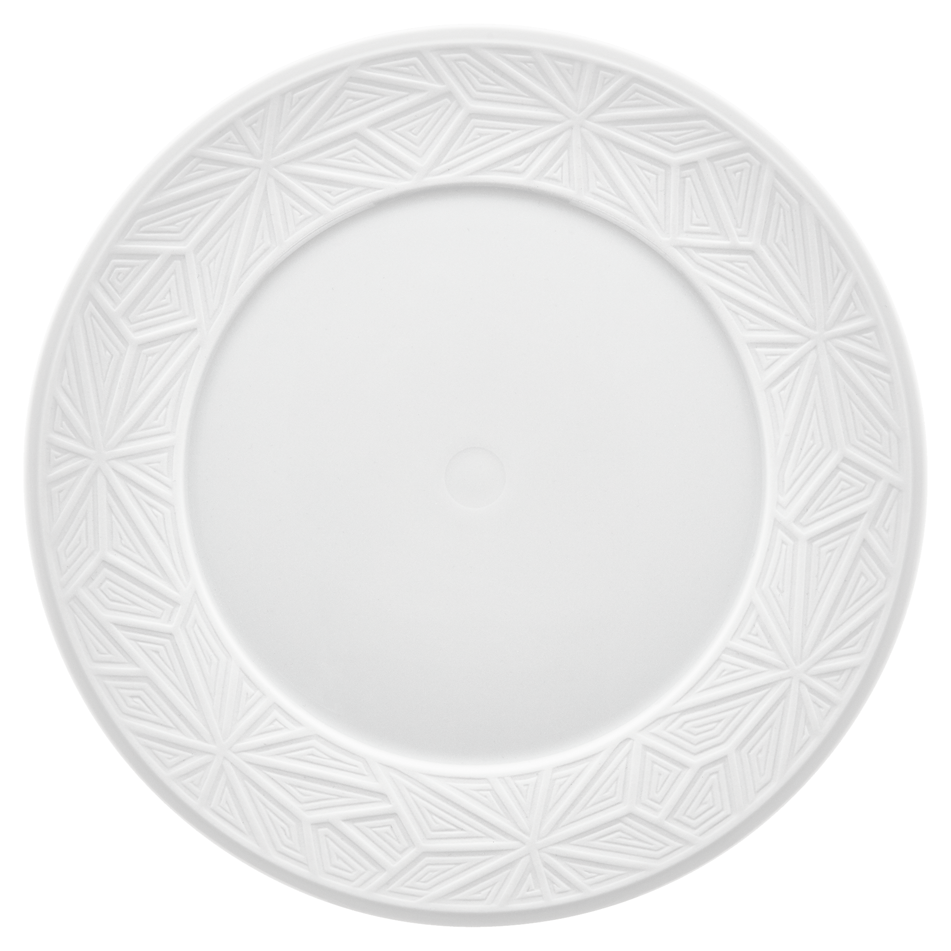 Vorspeise - und Dessertteller, Biskuit, Weiß, Ø 22 cm | Meissen Vitruv Graphic 860101 - 45473 - Meissen Weimar