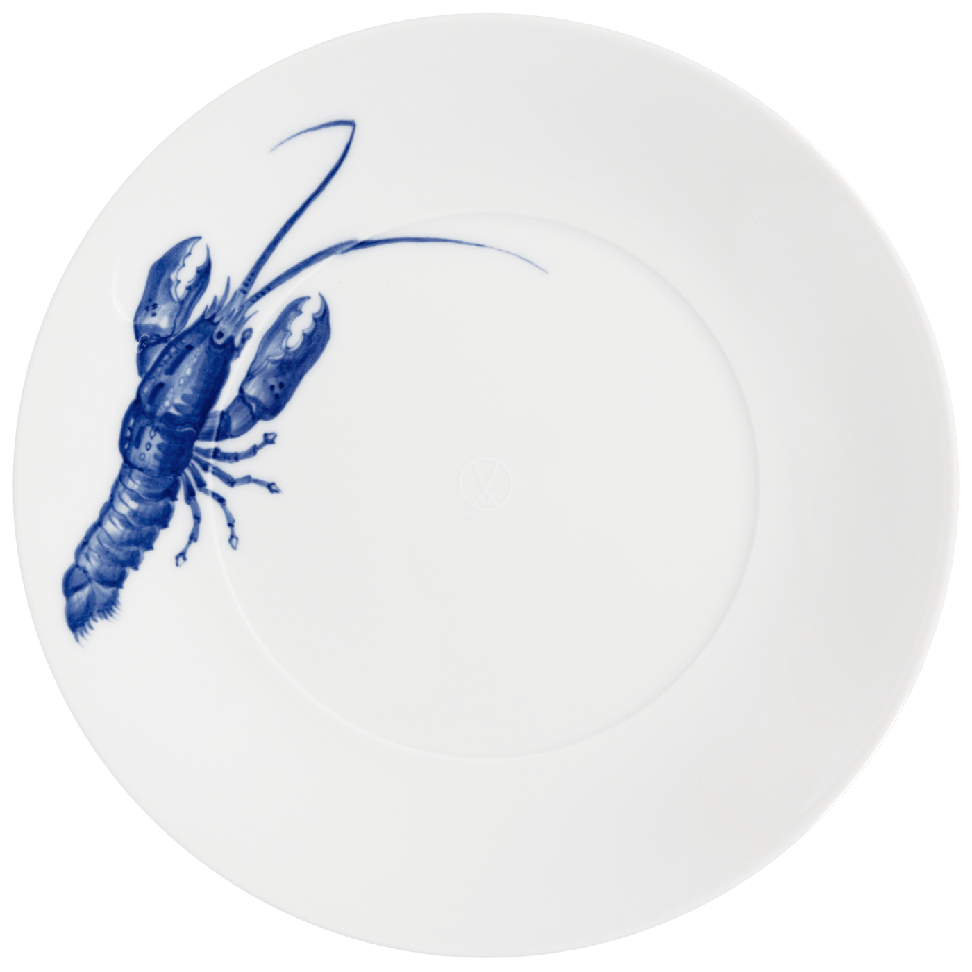Vorspeise - und Dessertteller, "Blue Treasures", Hummer, Ø 22,5 cm | Meissen Cosmopolitan 82A280 - 37473 - Meissen Weimar