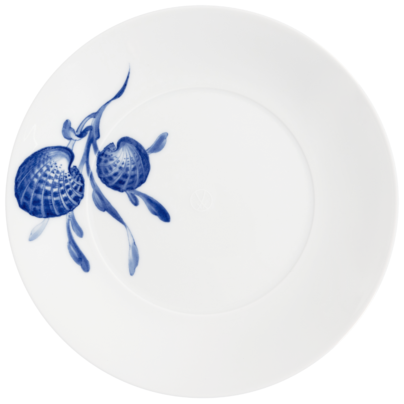 Vorspeise - und Dessertteller, "Blue Treasures", Muschel, Ø 22,5 cm | Meissen Cosmopolitan 82A279 - 37473 - Meissen Weimar