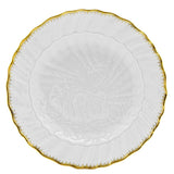 Vorspeise- und Dessertteller, Goldkante, Goldrand, Ø 20 cm | Meissen Schwanendessin