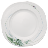 Vorspeise- und Dessertteller Waldflora Maiglöckchen Ø 22,5 cm | Meissen Wellenspiel Relief