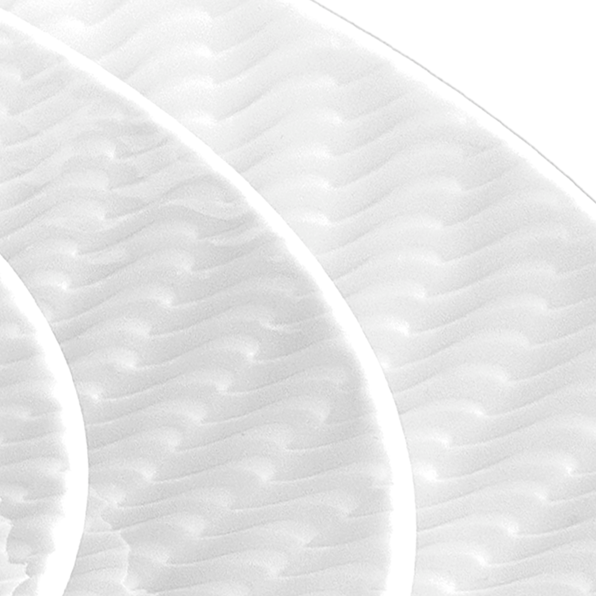 Vorspeise - und Dessertteller, Weiß, Ø 22 cm | No.41 Wellenspiel Relief 000001 - 29A73 - Meissen Weimar