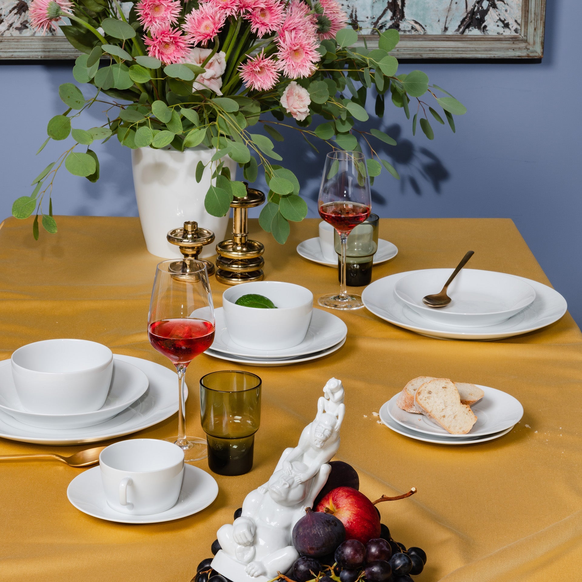 Vorspeise - und Dessertteller, Weiß, Ø 22,5 cm | Meissen Cosmopolitan 000001 - 37473 - Meissen Weimar